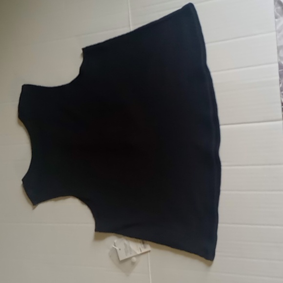 SO Boxy Crop Henley Tank Juniors S - Picture 3 of 5